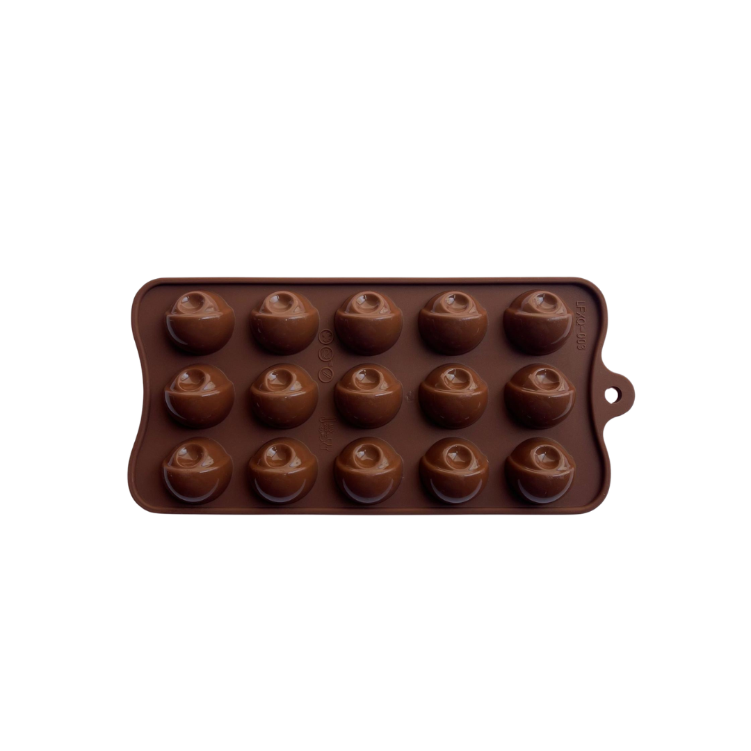 Molde redondo com bola para chocolate (REF. 1-403)