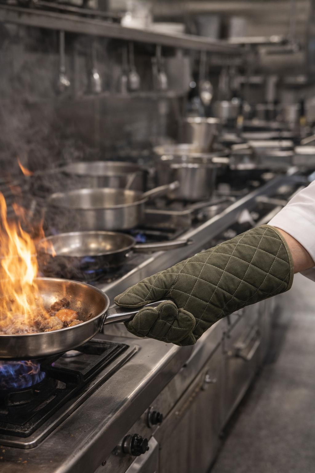Luva de Cozinha Profissional | 43 cm | Resistência até 160 °C (REF. 1-167)