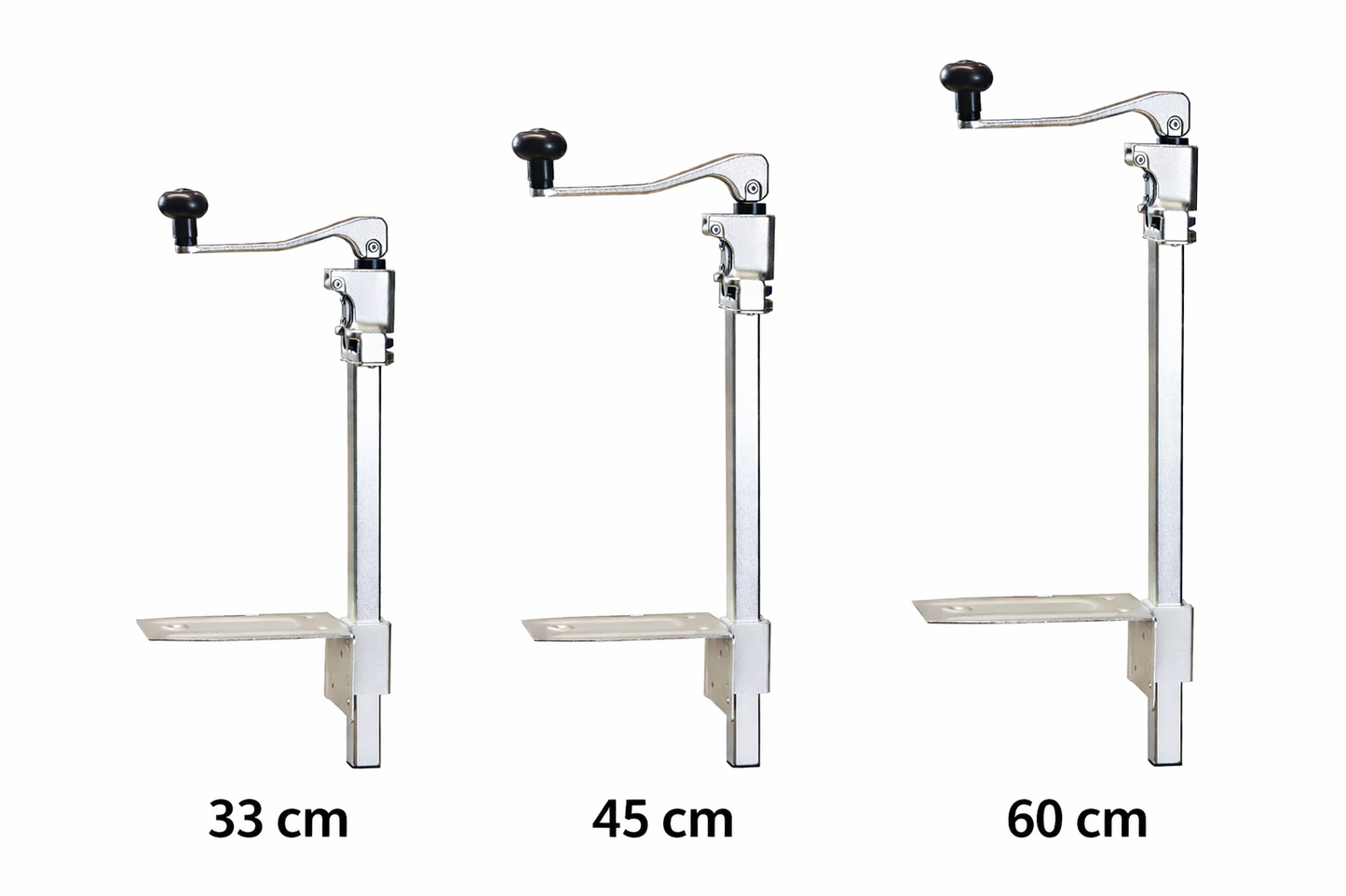 Abre-latas Industrial Caferra em Aço Inoxidável | Barra 33 cm / 45 cm / 60 cm