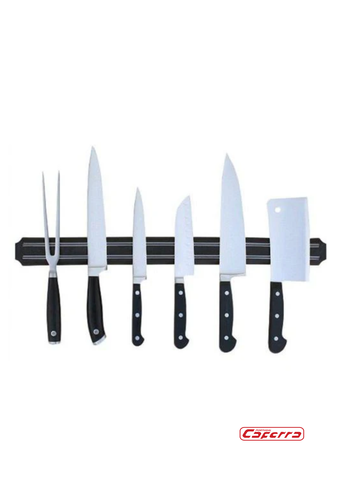Barra Íman para Facas 48 / 55 cm | Policarbonato com Íman de Alta Potência