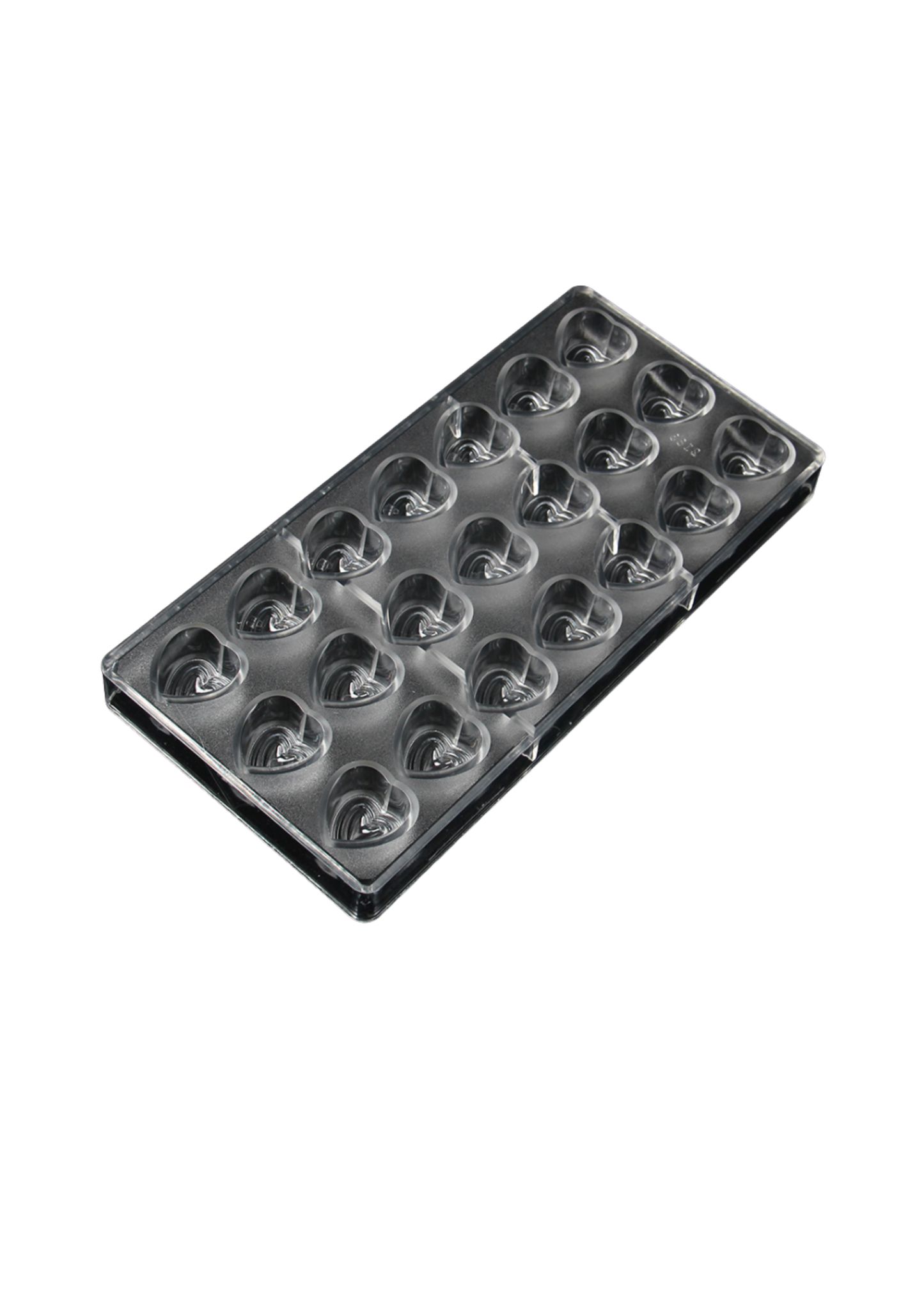 Molde de Coração para Chocolate em Policarbonato (REF. 1-070)