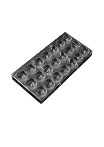 Molde de Coração para Chocolate em Policarbonato (REF. 1-070)