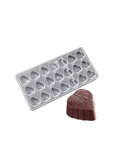Molde de Folha para Chocolate em Policarbonato (REF. 1-075)