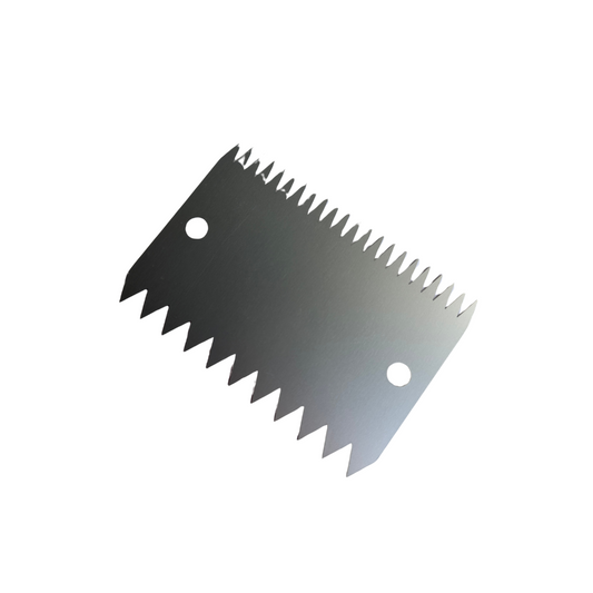 Cuia rectangular com dentes em alumínio (REF. 1-162)