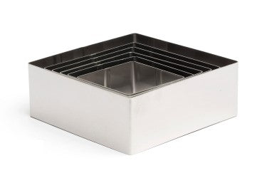 Conjunto de 3 formas quadradas para empratar (REF. 1-280)