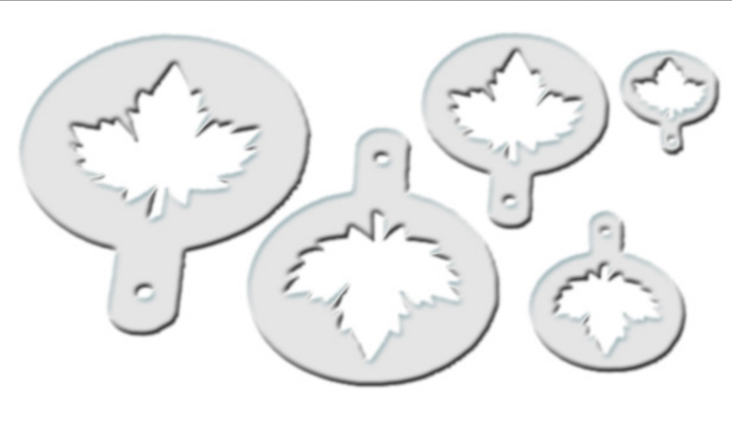 Conjunto de 5 stencils de árvore (REF. 1-331)