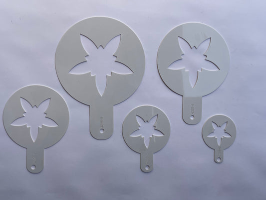 Conjunto de 5 stencils de estrela (REF. 1-332)