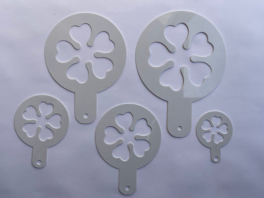 Conjunto de 5 stencils de trevo (REF. 1-333)