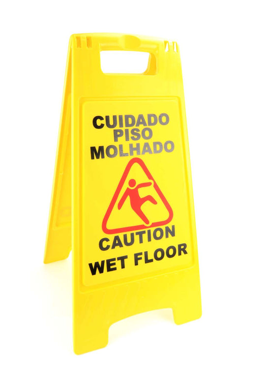 Sinal de perigo para chão molhado (REF. 3-056)