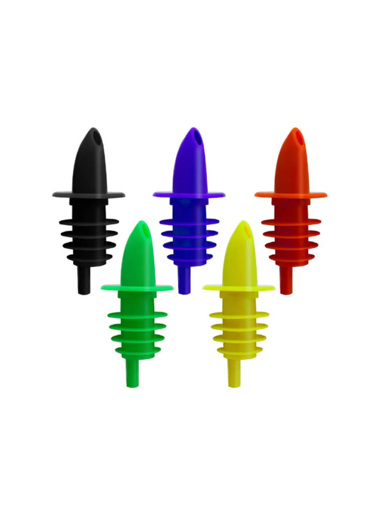 Conjunto de 5 Bicos Vertedores Profissionais em ABS Coloridos (REF. 4-023)