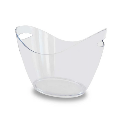Balde de Gelo Transparente Profissional 7,8 L / 3,4 L em Acrílico