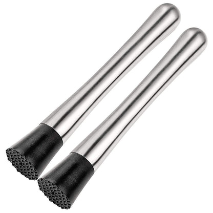 Pilão / Morteiro Profissional para Barman em Aço Inox (REF. 4-074)