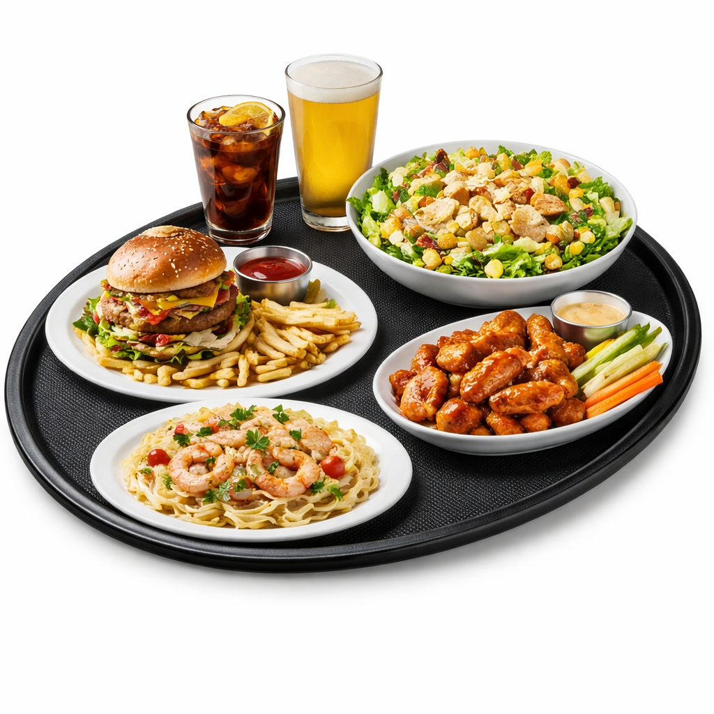 Bandeja Antiderrapante Profissional Oval 55×68 cm (REF. 4-034)