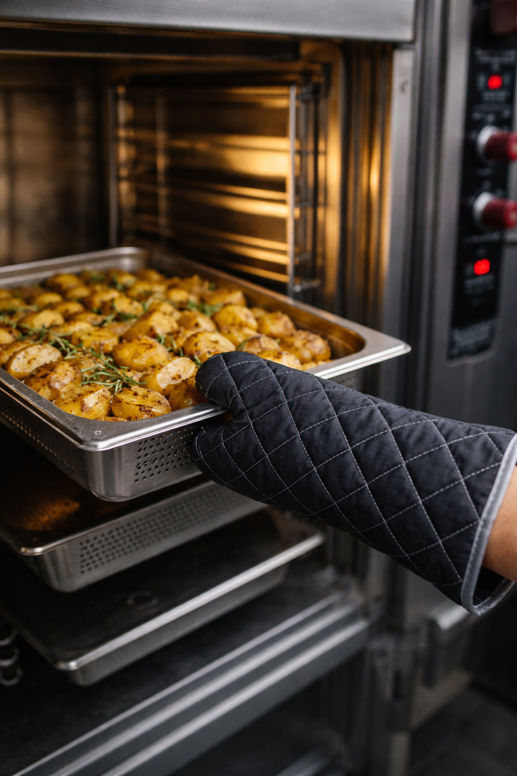 Luva de Duas Faces para Forno Profissional | 43 cm | Resistência até 200 °C  (REF. 1-165)