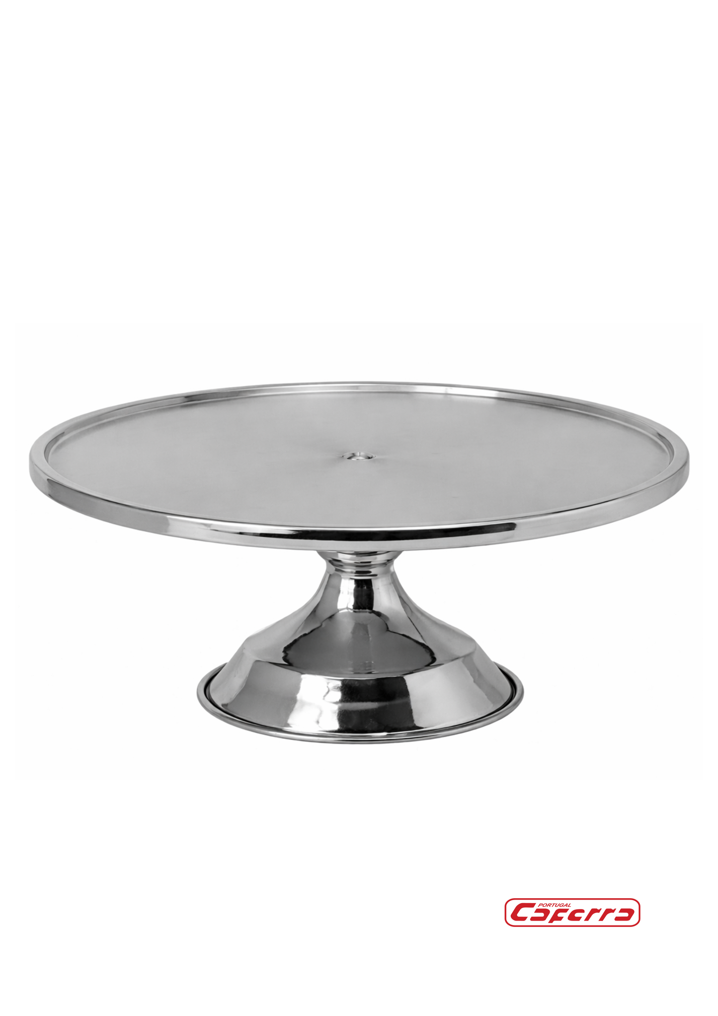 Base para Bolos Profissional em Aço Inoxidável 32 cm x 9 cm  (REF. 1-382)
