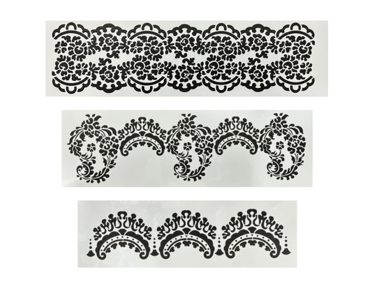 Conjunto de 3 stencils rectangulares (REF. 1-339)