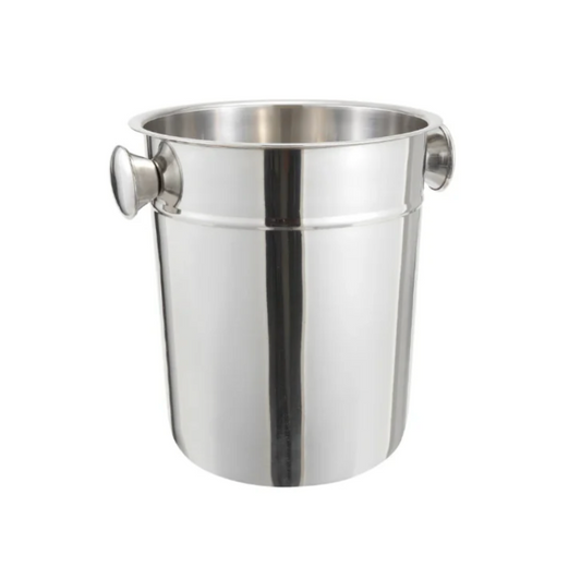 Balde de Champanhe Profissional em Aço Inoxidável 25×22 cm (REF. 4-058)