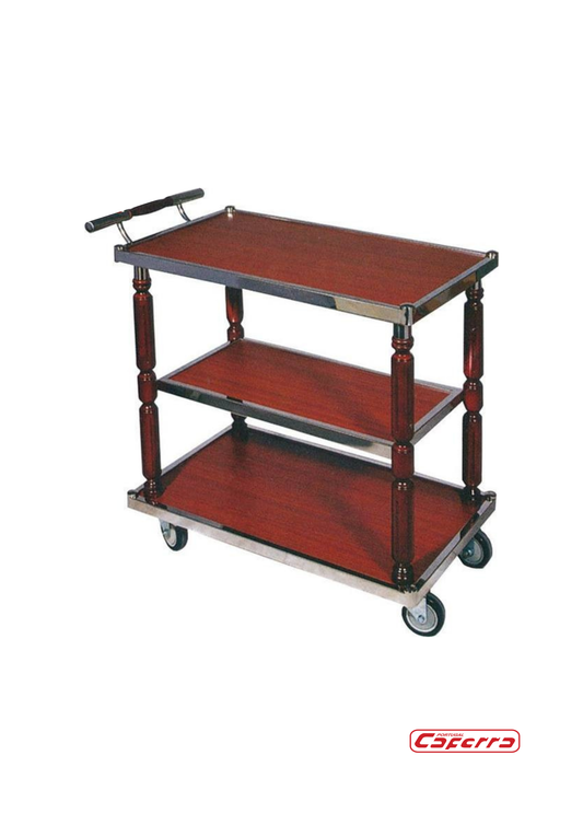 Carro de Apoio Profissional para Hotéis e Restaurantes 92x51x85 cm (REF. 3-091)