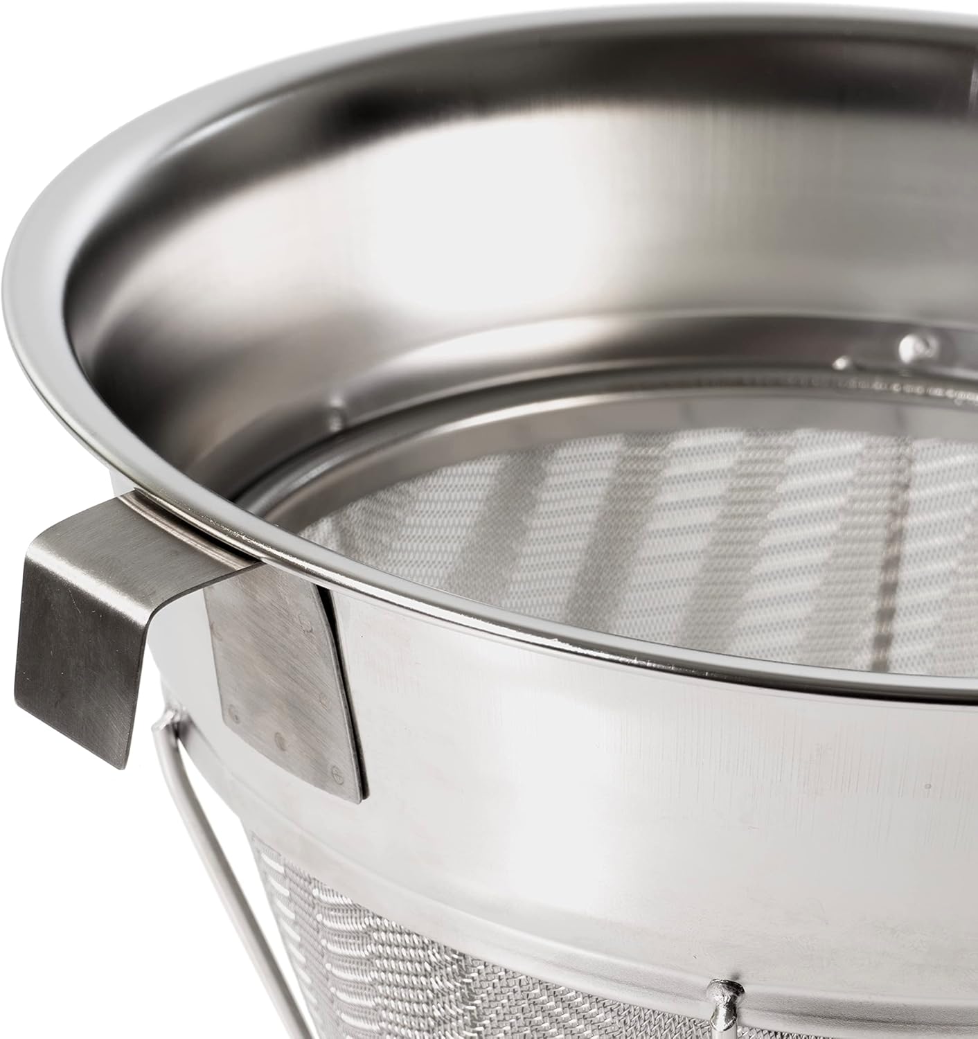 Coador Chinês Profissional com Reforço 20 / 25 cm | Aço Inoxidável
