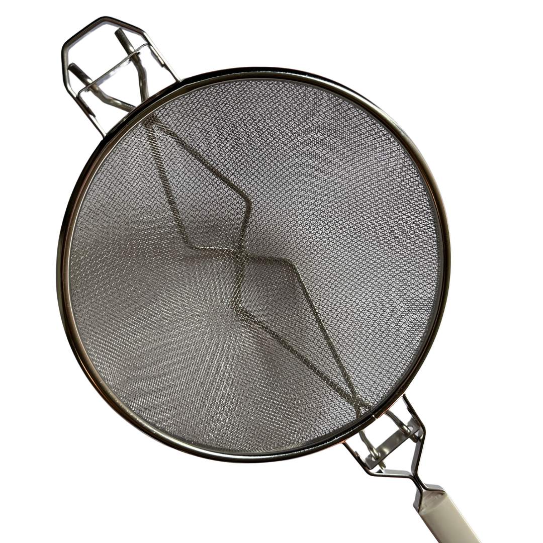 Coador Profissional de Malha Dupla com Reforço 20 / 24 / 26 cm | Aço Inoxidável