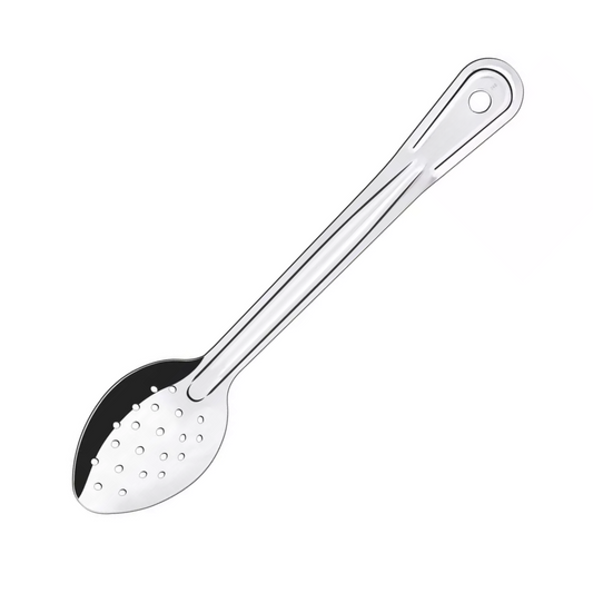 Colher de Servir Furada Profissional 38 / 45 / 52 cm | Aço Inoxidável
