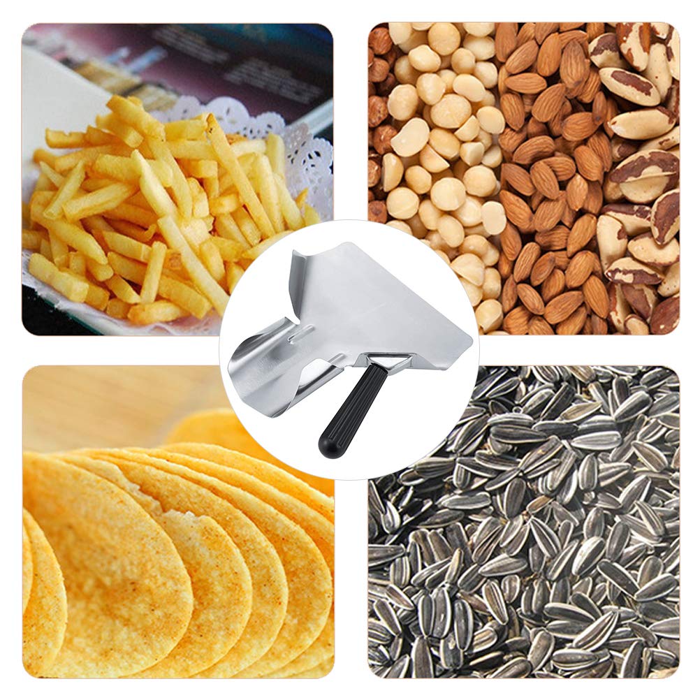 Colher Profissional para Batatas Fritas 23x21 cm | Aço Inoxidável (REF. 3-058)