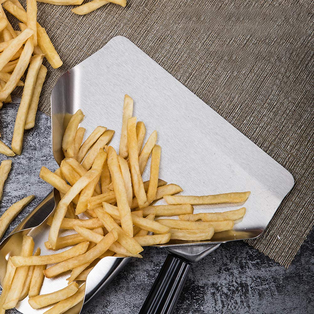 Colher Profissional para Batatas Fritas 23x21 cm | Aço Inoxidável (REF. 3-058)