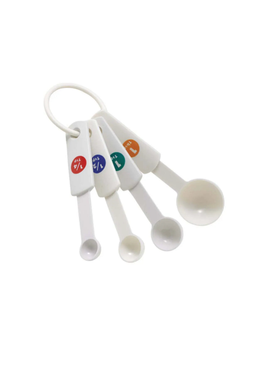 Conjunto de 4 Colheres Medidoras Profissionais 1,2–15 ml | Plástico ABS (REF. 1-018B)