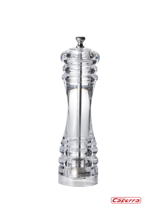 Moinho de Sal e Pimenta em Acrílico com Engrenagem em Cerâmica | 12 cm / 15 cm / 20 cm