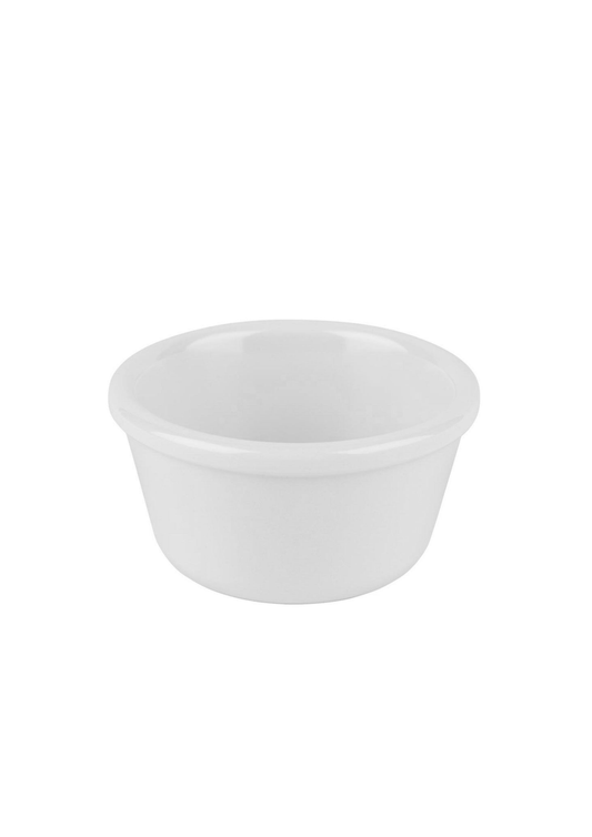 Ramekin Branco 120 ml em Melamina – Ø 8 cm (REF. 2-001)