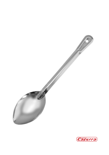 Colher de Servir Lisa Profissional 38 / 45 / 52 cm | Aço Inoxidável