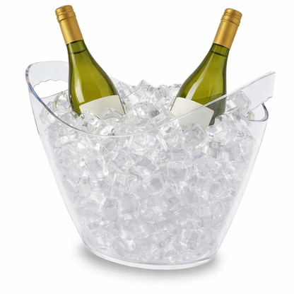Balde de Gelo Transparente Profissional 7,8 L / 3,4 L em Acrílico