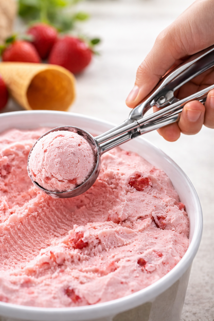 Dispensador de Gelado Profissional em Aço Inoxidável